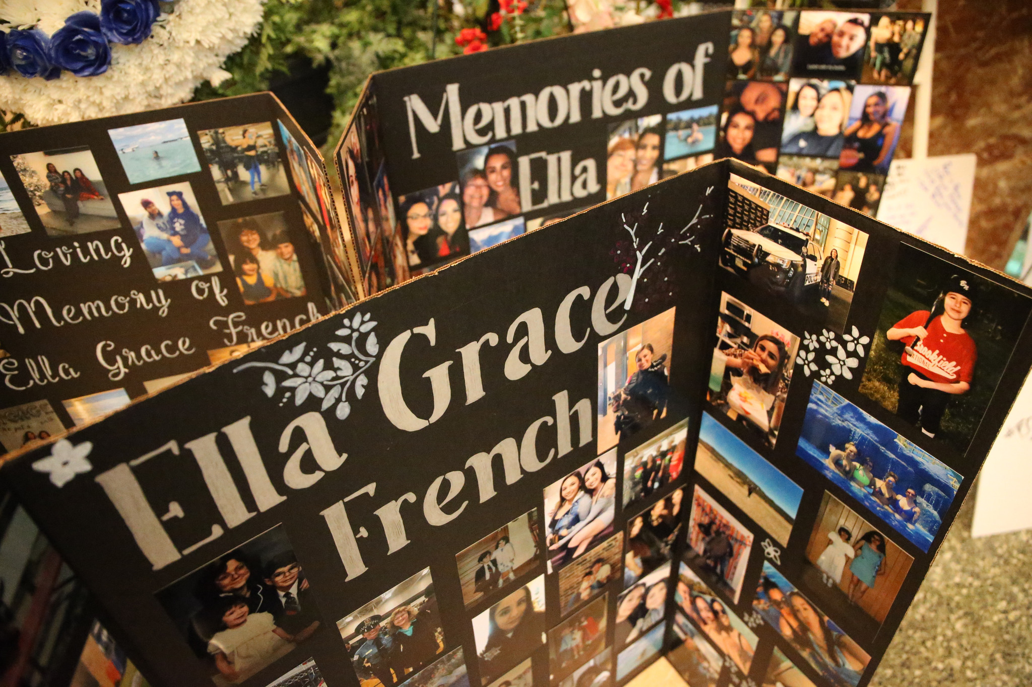 Photographs in memory of Chicago police Officer Ella French are...