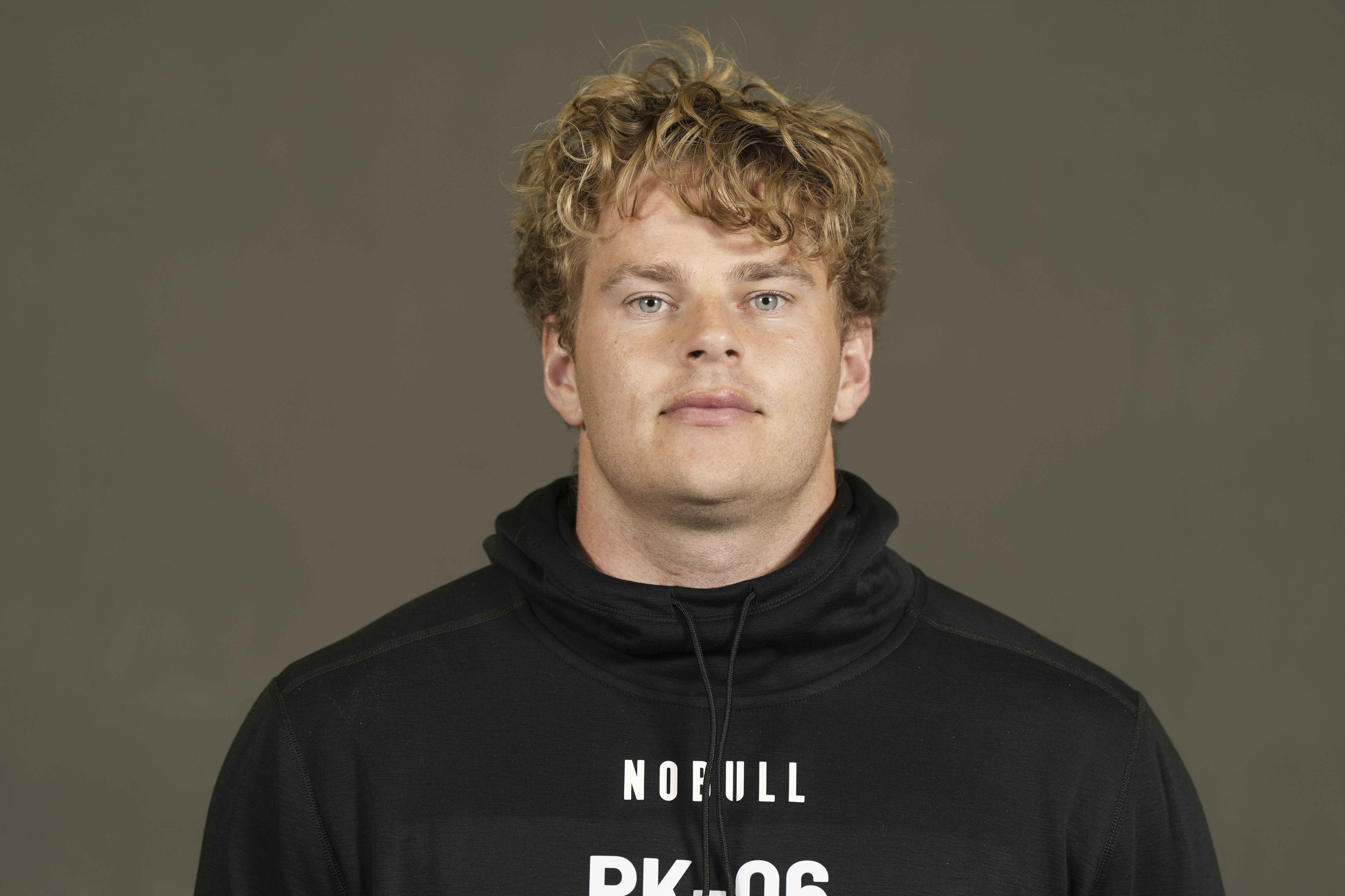Iowa punter Tory Taylor at the NFL combine on Feb. 29, 2024, in Indianapolis. (Doug Benc/AP Images for the NFL)